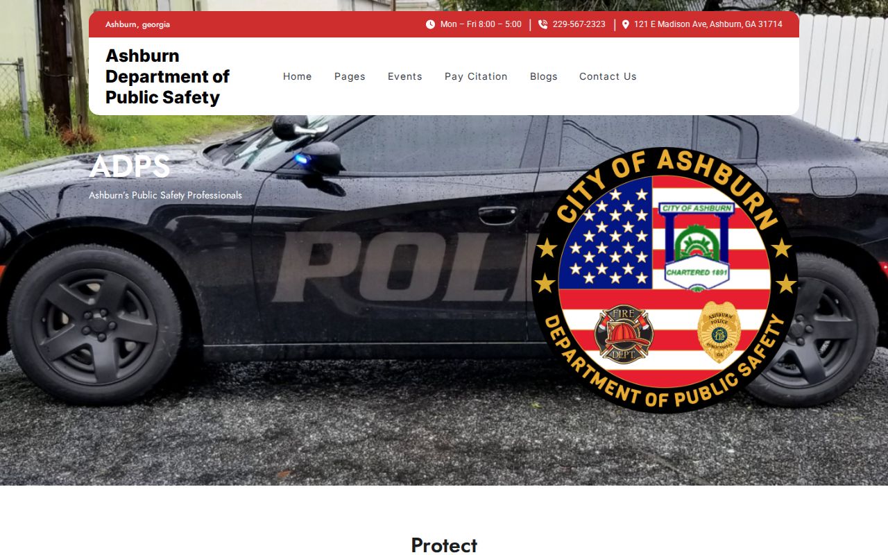 Turner County traffic warrant Ashburn police route